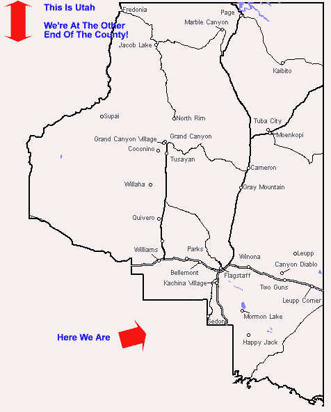 coconino county map